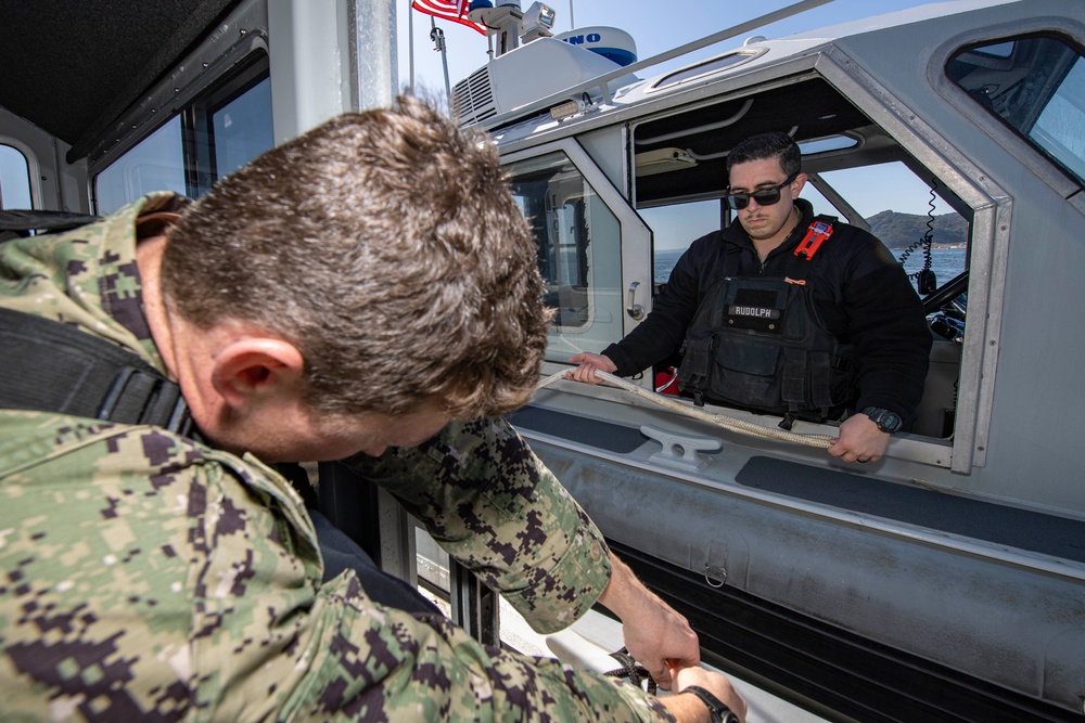 CFAS Security Conducts Boat Training