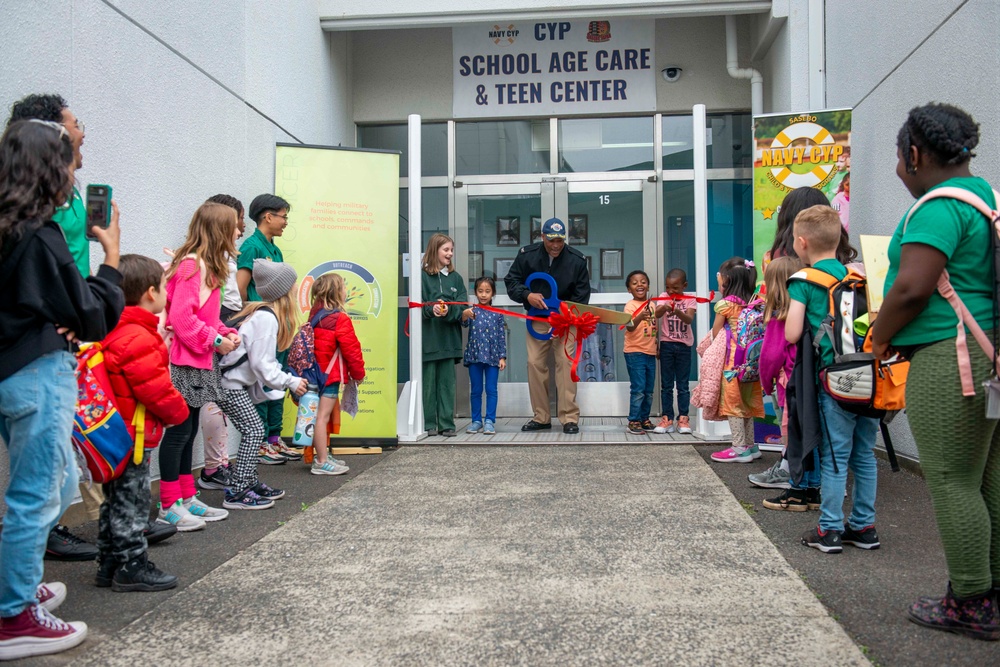 CFAS School Age Care and Teen Center Ribbon-Cutting