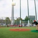 E.J. King High School Baseball First Pitch