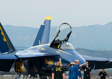 The Blue Angels at The Point Mugu Air Show, Ventura County.