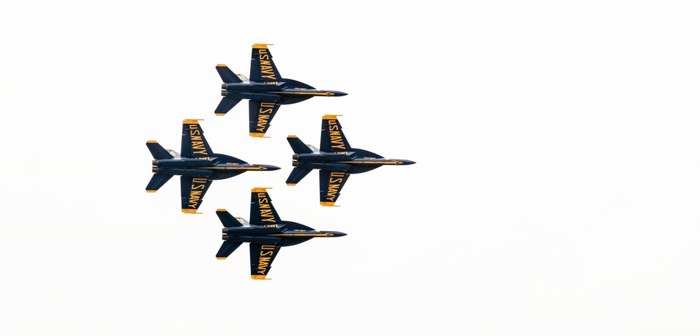The Blue Angels at The Point Mugu Air Show, Ventura County.