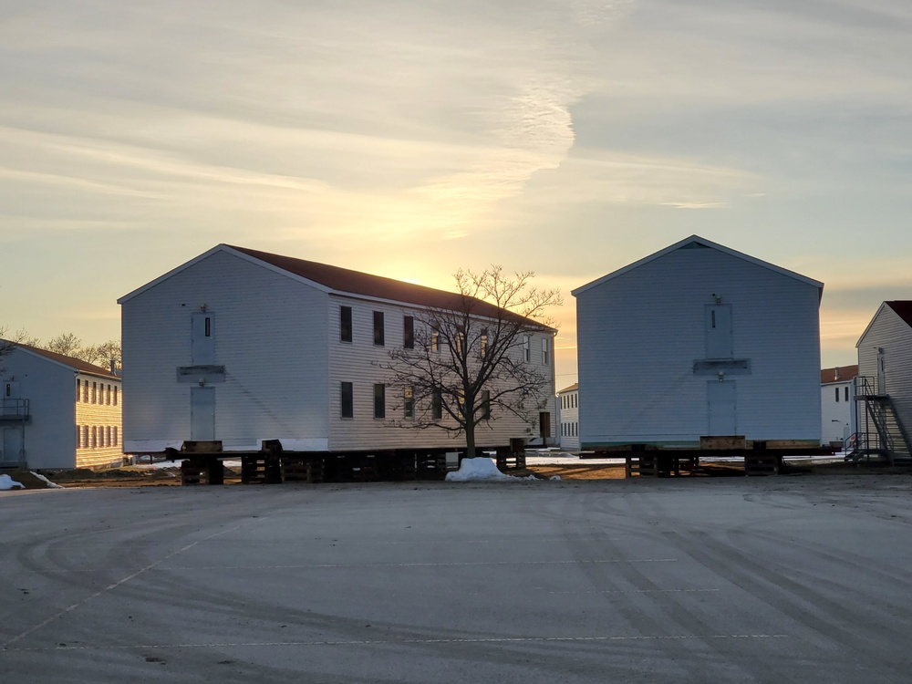 Contractor moves first two World War II-era barracks at Fort McCoy