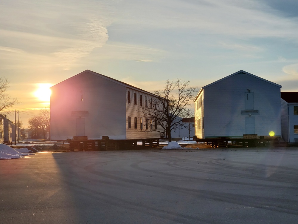 Contractor moves first two World War II-era barracks at Fort McCoy