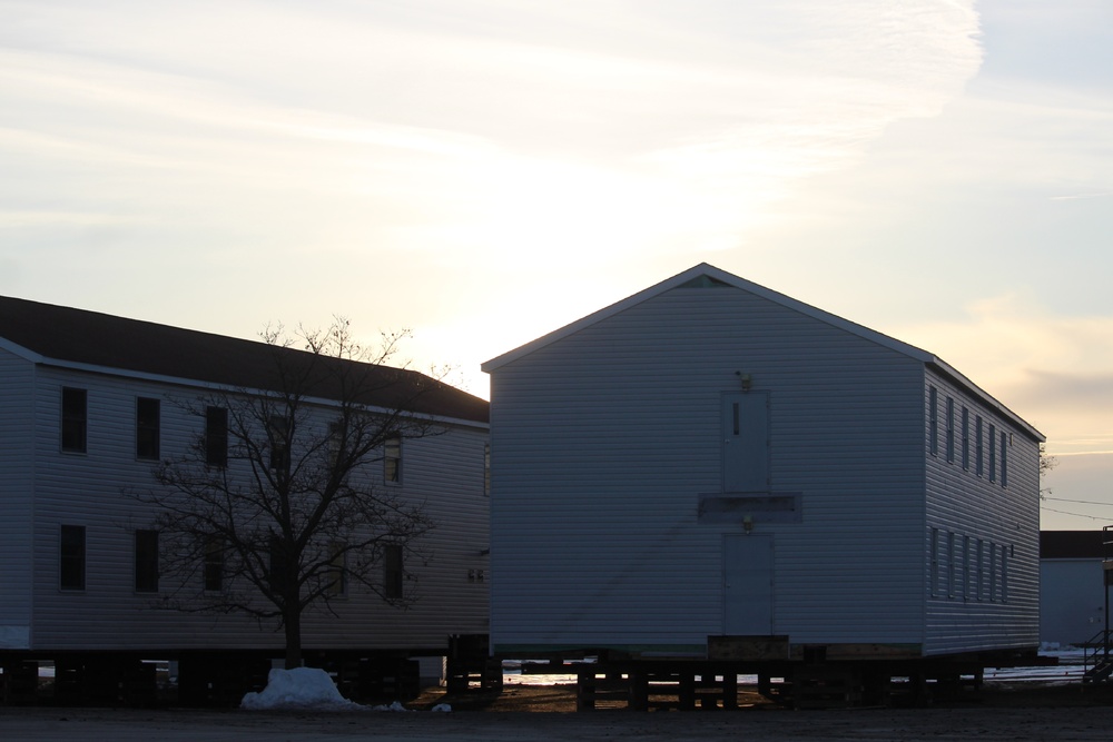 Contractor moves first two World War II-era barracks at Fort McCoy