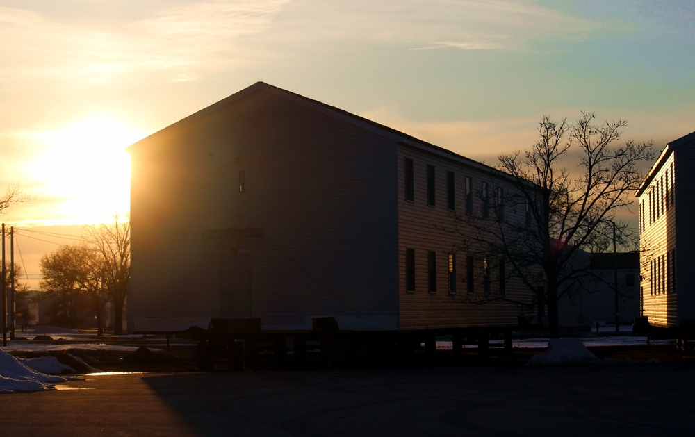 Contractor moves first two World War II-era barracks at Fort McCoy