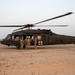 Army medics train for helicopter evacuations