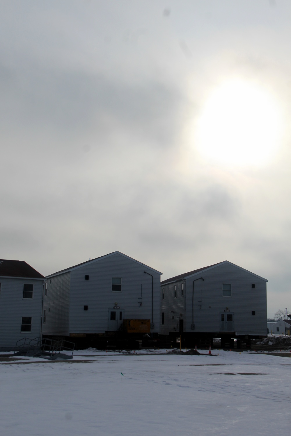 Contractor moves first two World War II-era barracks at Fort McCoy