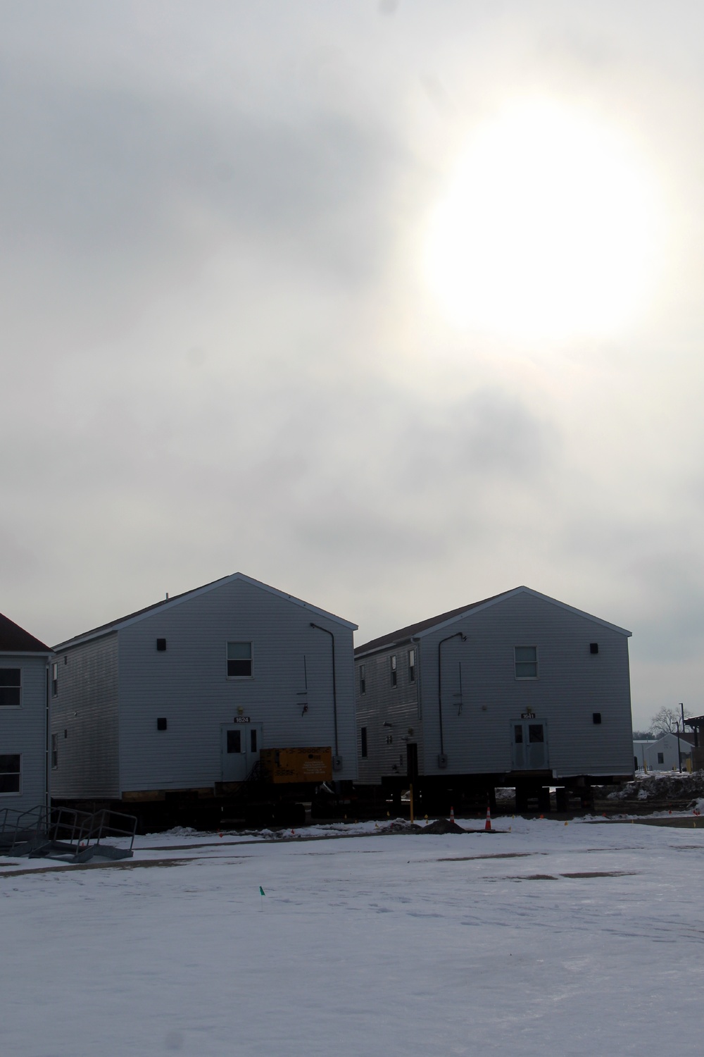 Contractor moves first two World War II-era barracks at Fort McCoy