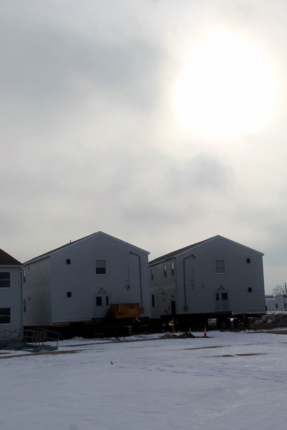 Contractor moves first two World War II-era barracks at Fort McCoy