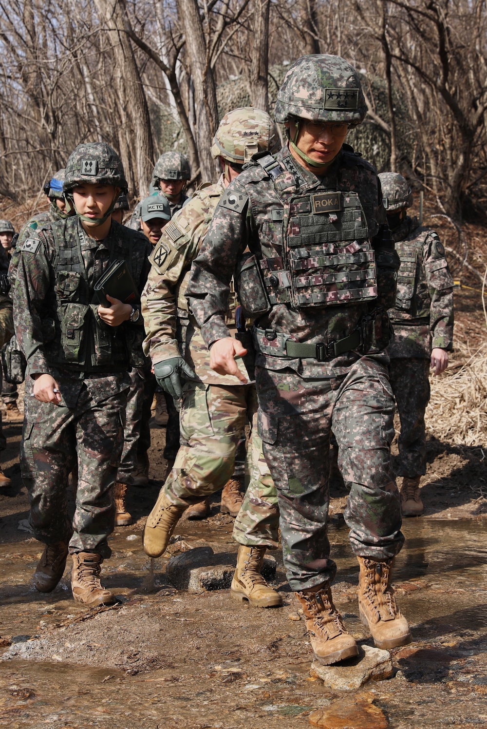 Republic of Korea army Chief of Staff visit to KCTC During Warrior Shield