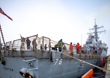 USS Porter (DDG 78) arrives in Tallinn, Estonia