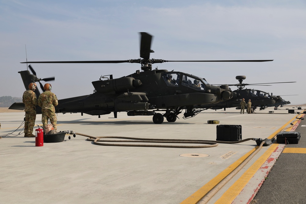 4-2 Attack Battalion Apache Gunnery During Exercise Warrior Shield