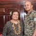 Congresswoman High Chief Uifa'atali Aumua Amata Coleman Radewagenn visits Camp Lejeune