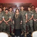 Congresswoman High Chief Uifa'atali Aumua Amata Coleman Radewagenn visits Camp Lejeune