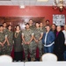 Congresswoman High Chief Uifa'atali Aumua Amata Coleman Radewagenn visits Camp Lejeune