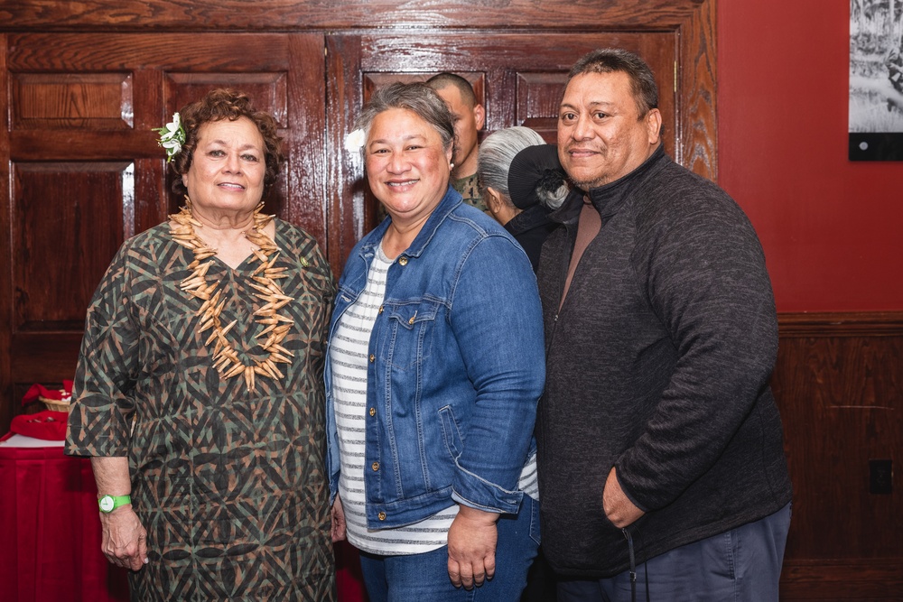 Congresswoman High Chief Uifa'atali Aumua Amata Coleman Radewagenn visits Camp Lejeune