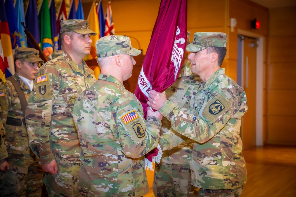 CSM Donald Gross III change of Responsibility at WRAIR
