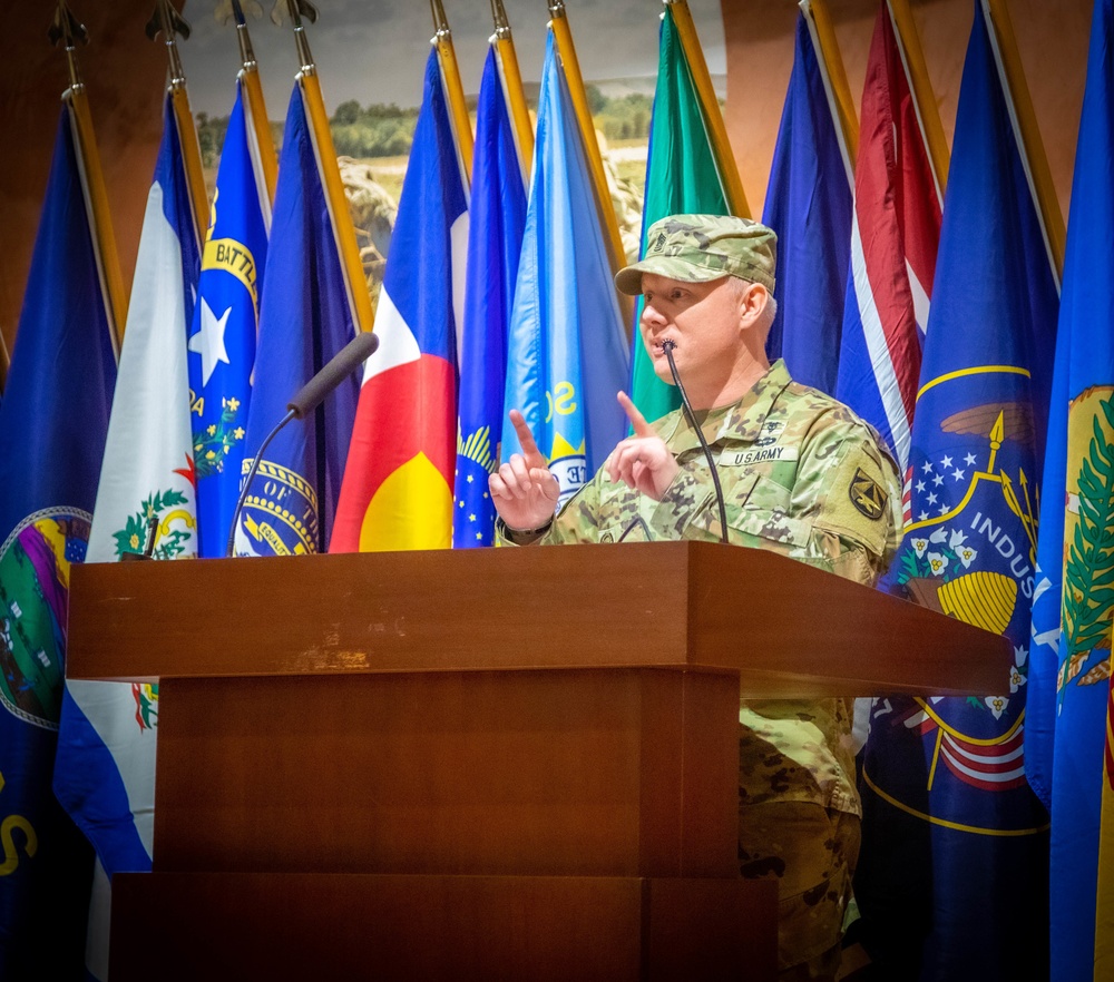 CSM Donald Gross III Change of responsibility at WRAIR