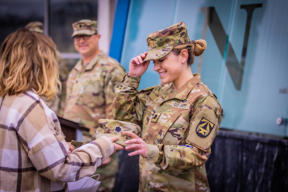 Promotion Ceremony for Lt. Col. Hull