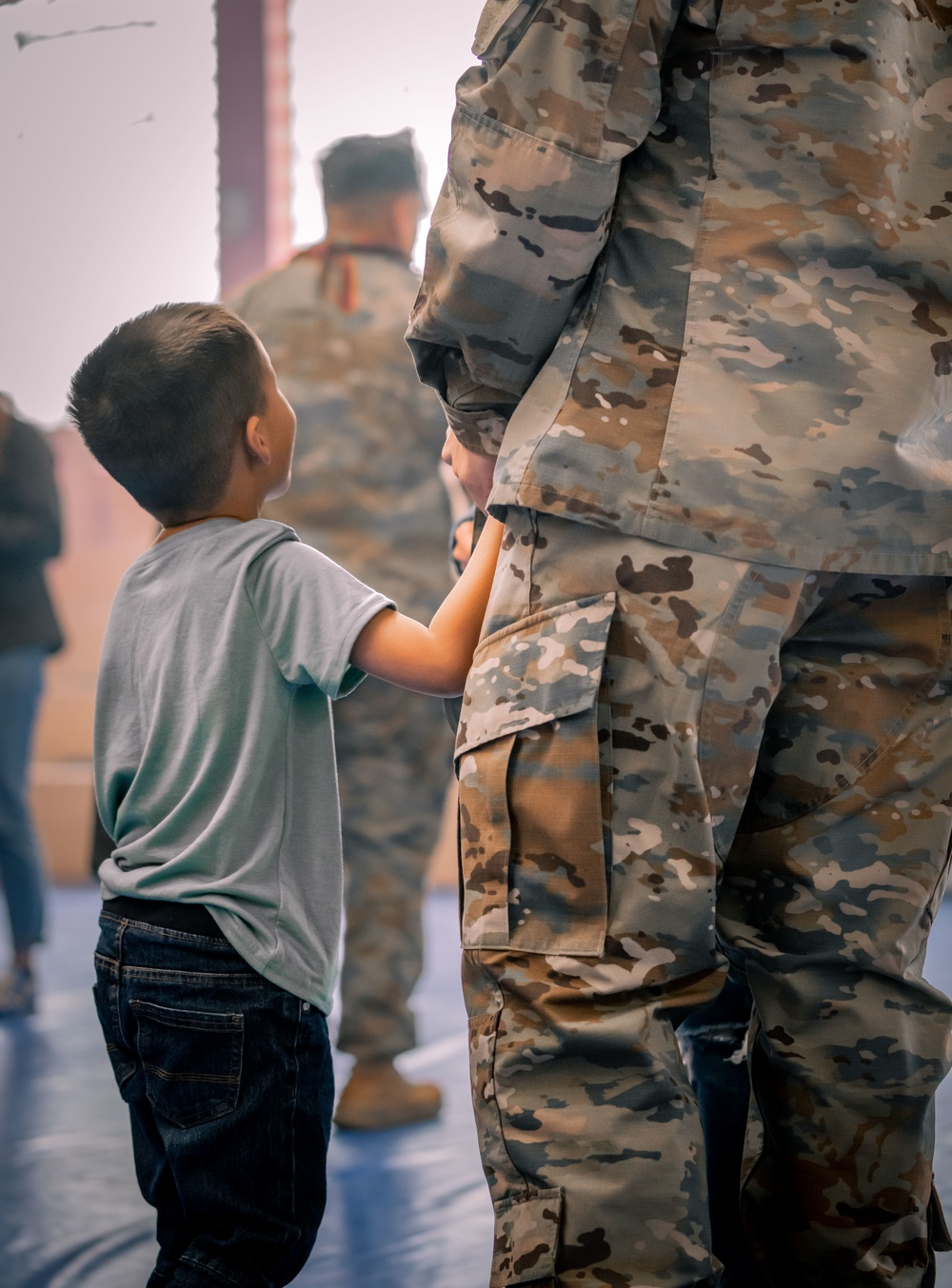 Bravo Battery, 5th Battalion, 7th Air Defense Artillery air defenders return to Baumholder after deployment