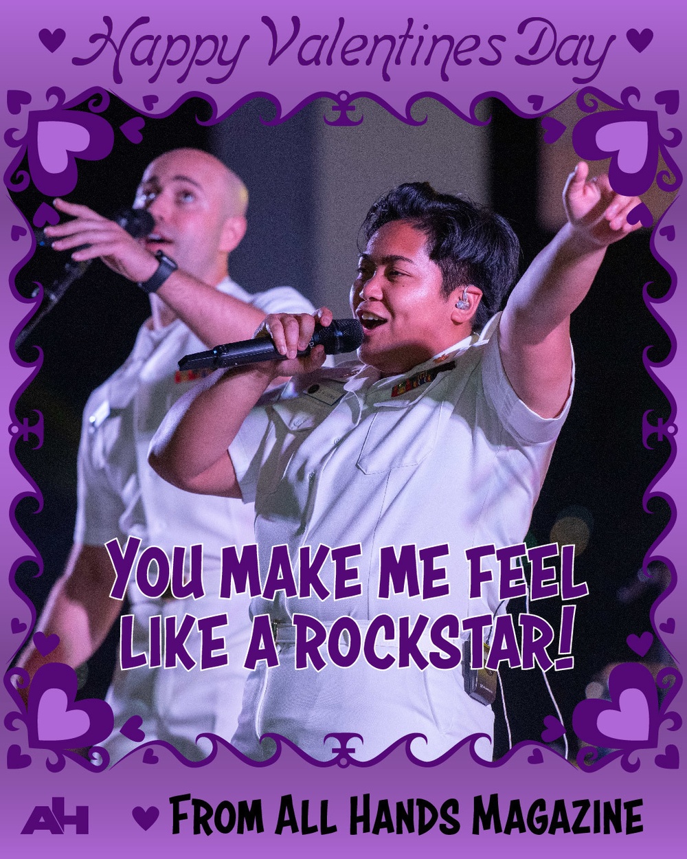 Rockstar - Happy Valentines Day from All Hands Magazine