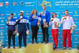 Fort Benning Soldiers Claim the Gold Medal at Shotgun World Cup in Qatar
