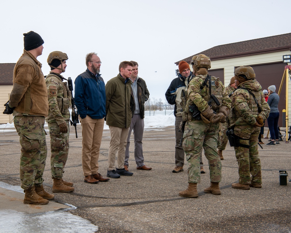 House Armed Services Committee Staff Delegates visit Minot Air Force Base