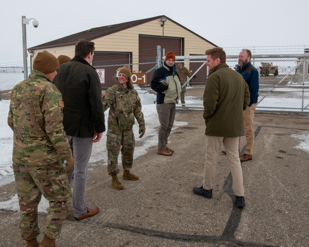 House Armed Services Committee Staff Delegates visit Minot Air Force Base