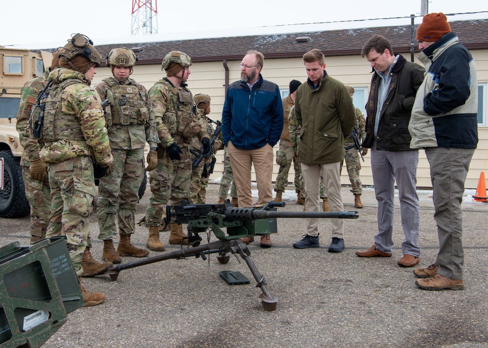 House Armed Services Committee Staff Delegates visit Minot Air Force Base