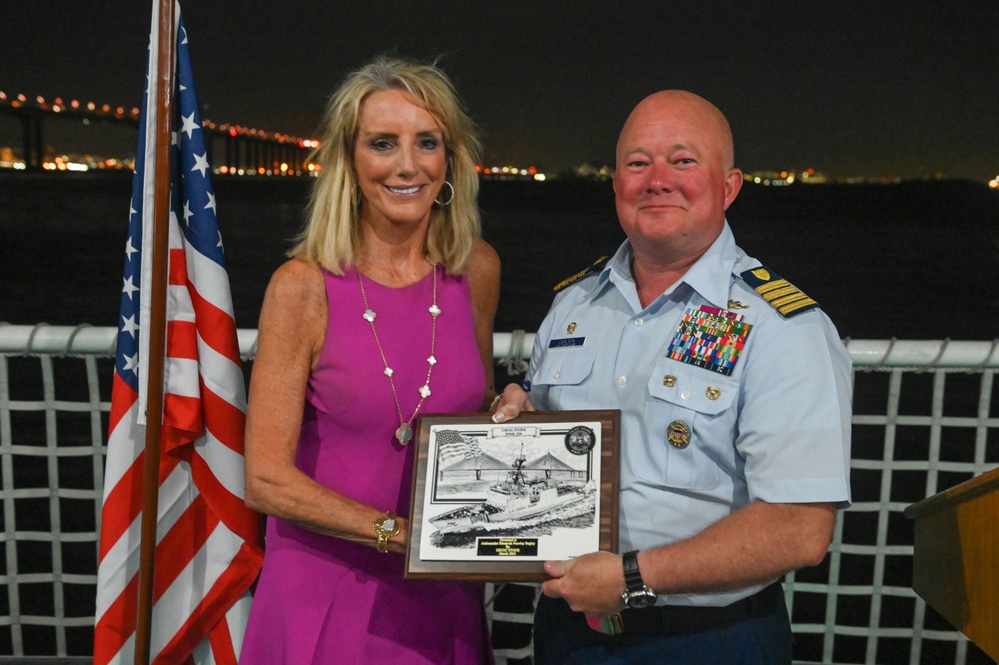 USCGC Stone hosts reception for Brazil officials and armed forces personnel