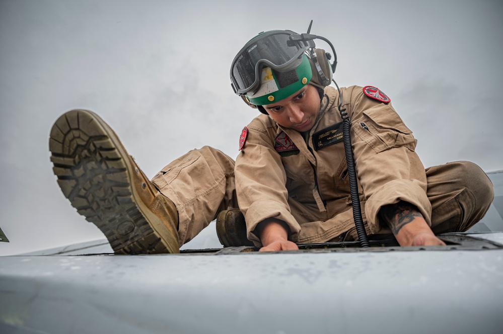 The U.S. Navy and Marines bring the rain to Nellis AFB