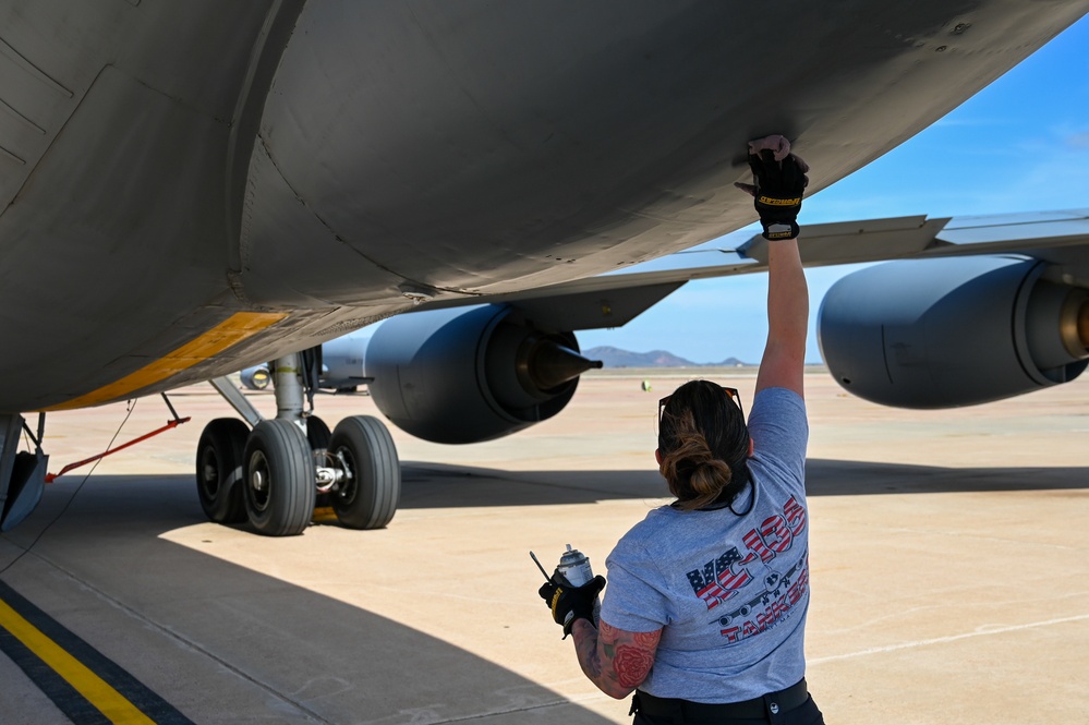 Female crew chief: family and the KC-135