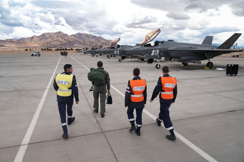 Aircraft arrive for Red Flag-Nellis 23-2, 7 Mar, 2023