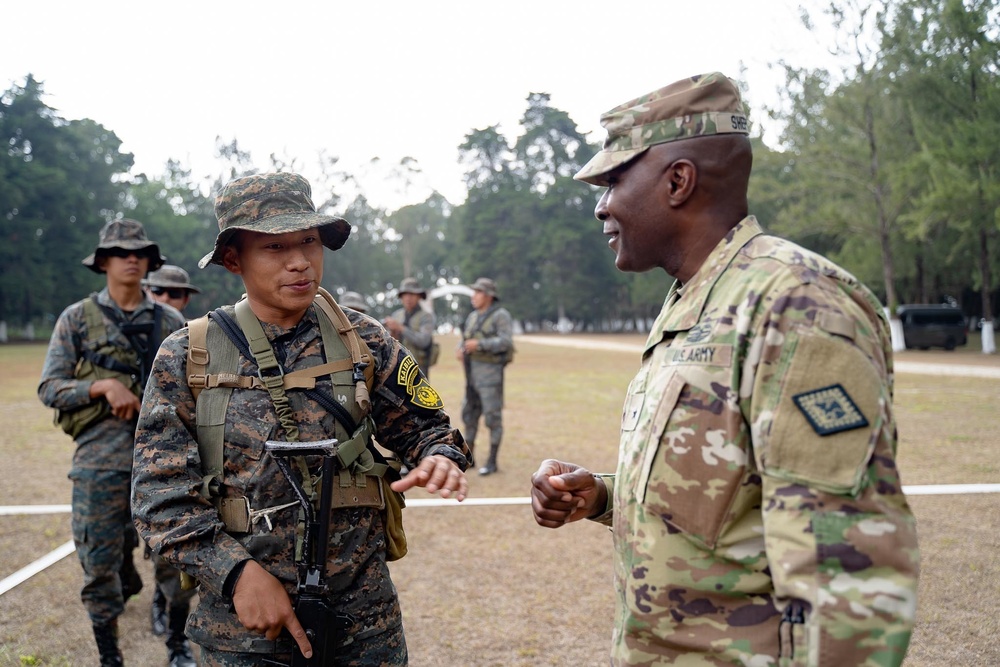Arkansas Army National Guard Commander and USSOUTHCOM J79 Director Visit Infantry Brigade to Emphasize Collaborative Training Efforts