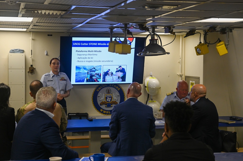 USCGC Stone conducts engagements with Brazilian officials and U.S. Embassy personnel