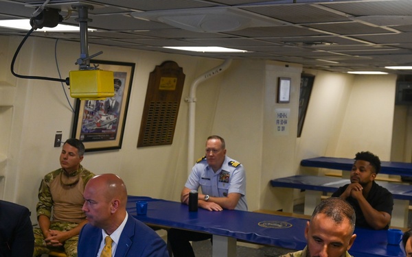 USCGC Stone conducts engagements with Brazilian officials and U.S. Embassy personnel