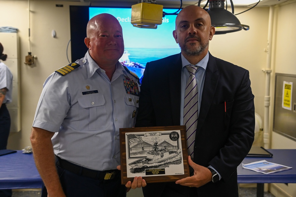 USCGC Stone conducts engagements with Brazilian officials and U.S. Embassy personnel