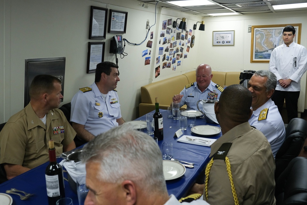 USCGC Stone conducts engagements with Brazilian officials and U.S. Embassy personnel