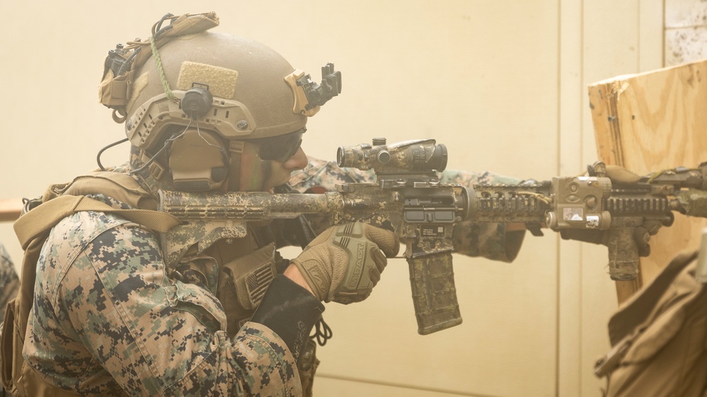 2nd Battalion, 1st Marines participate in EOTG Small Boat Raid Course