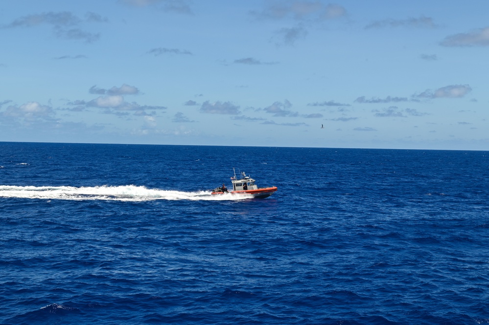 USCGC Stone conducts drills underway