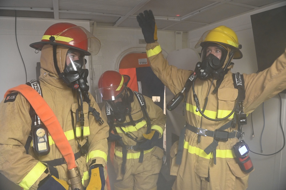 USCGC Stone conducts drills underway