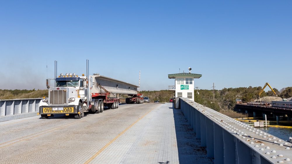 Onslow Beach Bridge Construction