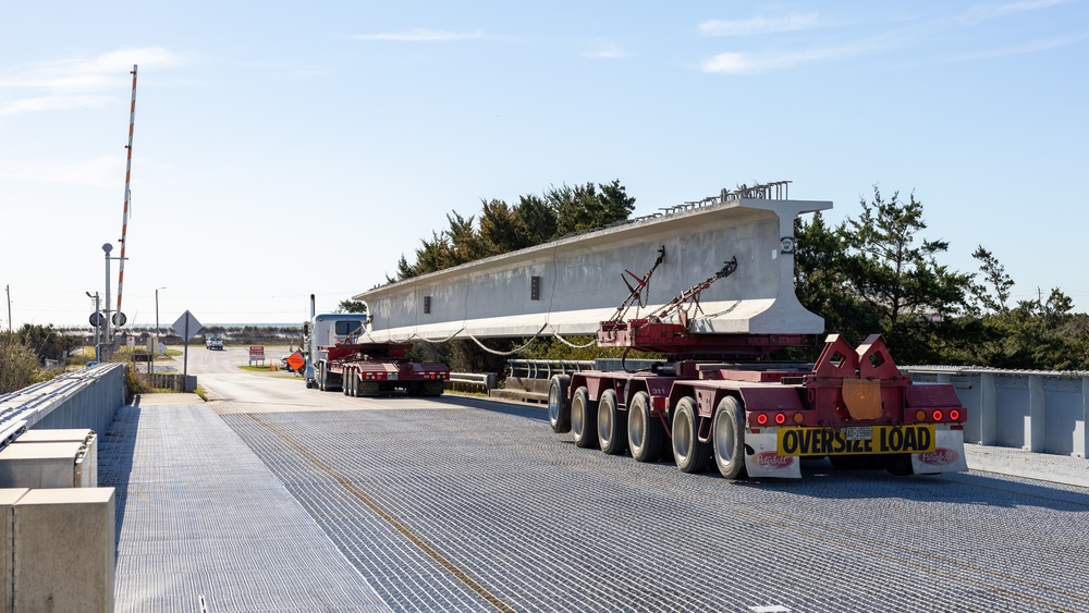 Onslow Beach Bridge Construction