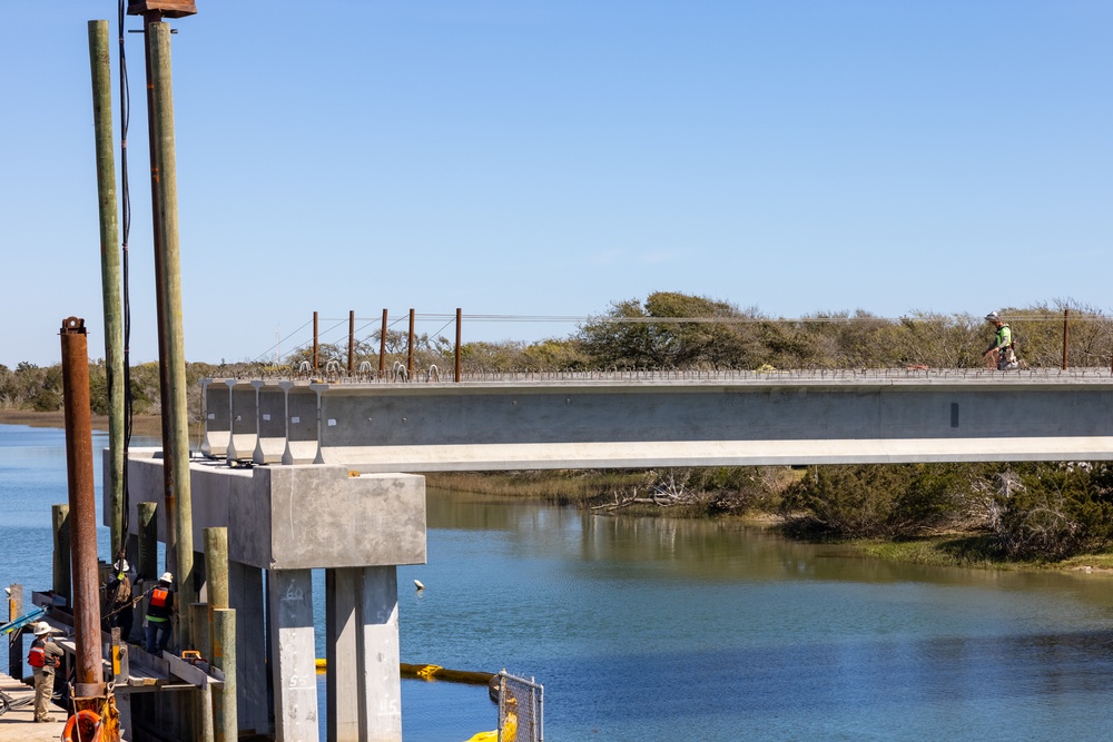 Onslow Beach Bridge Construction