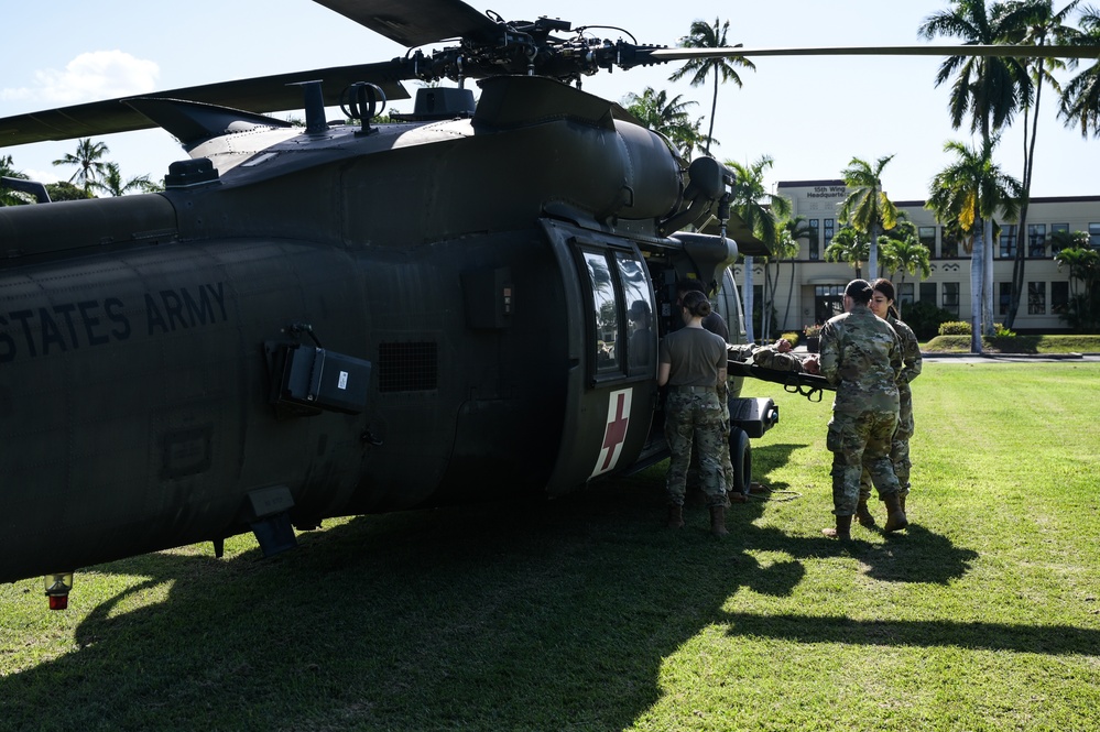 JBRE: medical evacuation, casualty exercise