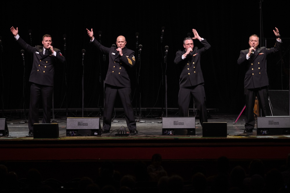 U.S. Navy Band Sea Chanters perform in Bakersfield