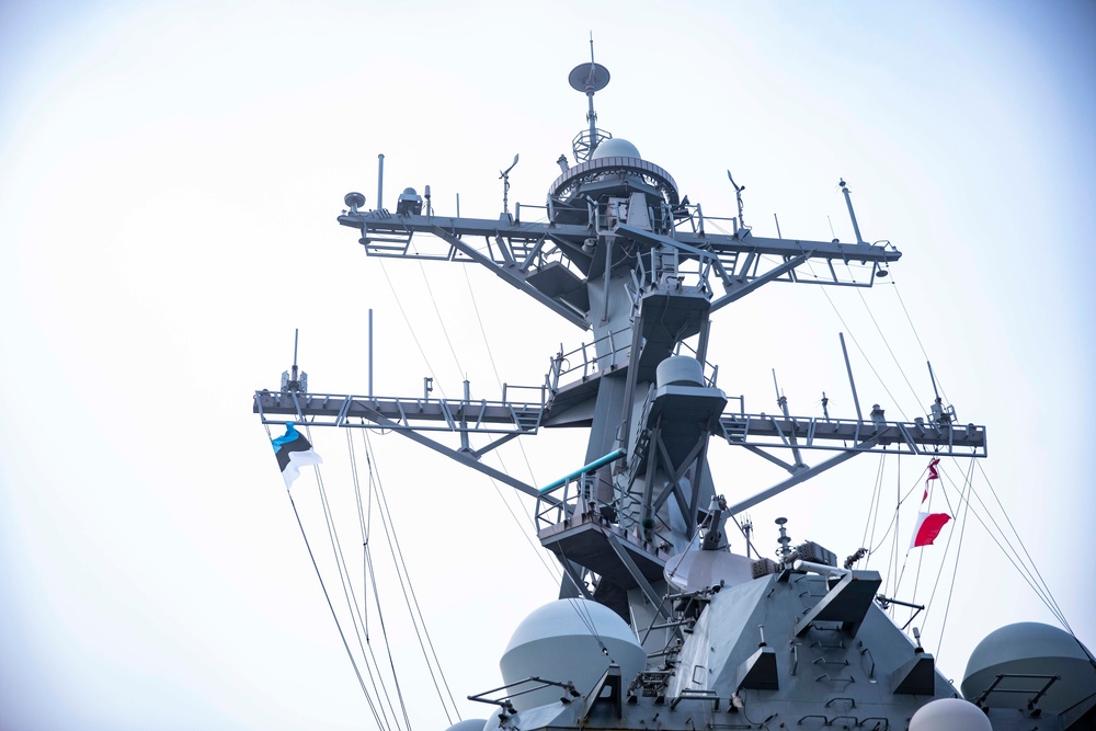 USS Porter Arrives in Tallinn, Estonia