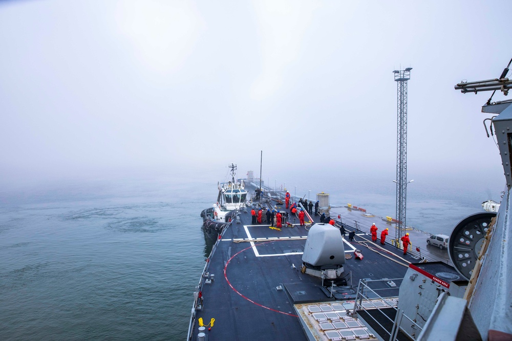 USS Porter Arrives in Tallinn, Estonia