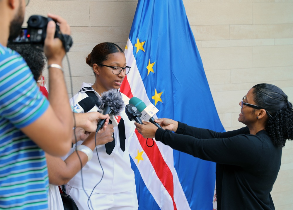 Local Media interviews Sailor with Roots in Cabo Verde