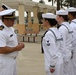 TOC Sigonella Sailors Have Dress White inspection